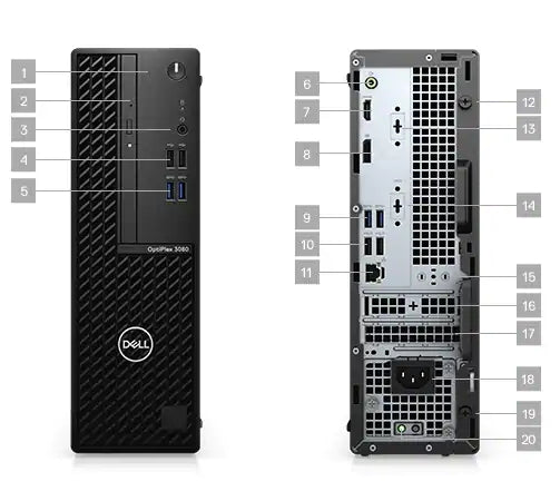 Dell Optiplex 3080 (SFF) i3, 8GB/1TB, Windows 11 - B | Záruka: 1 rok