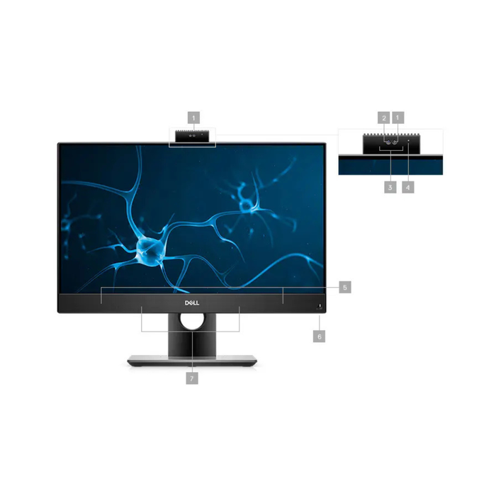 Dell Optiplex 5480 AiO i3, 8GB/256GB, Windows 11 - C | Záruka: 1 rok